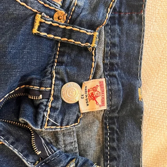 True Religion Dark Blue Boot Cut Jeans - Picture 3 of 3